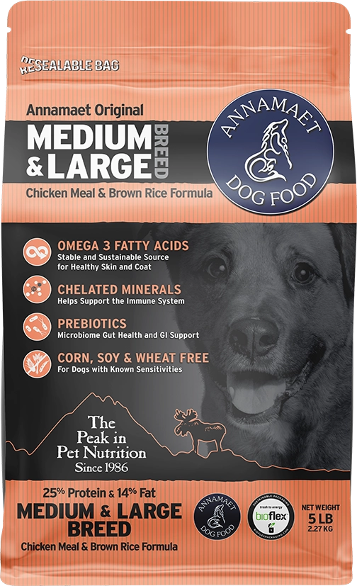 Annamaet Medium and Large Breed Formula Dry Dog Food