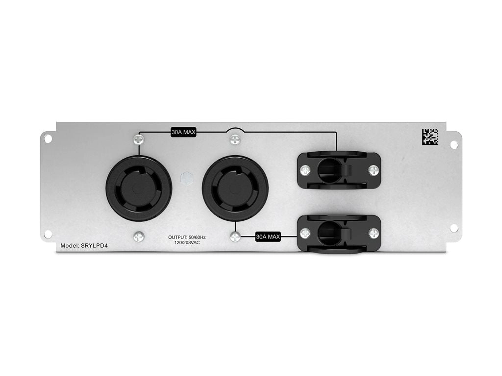 APC - Power backplate - with 2x NEMA L14-30R SRYLPD4