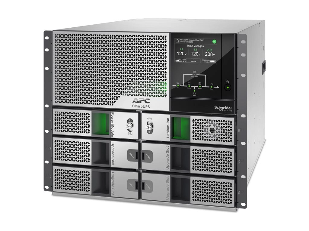 APC Smart-UPS Modular Ultra - UPS (rack-mountable) - on-line, n 1 redundant, touchscreen, network management card - AC 208/240 SRYL5K15RMXLT