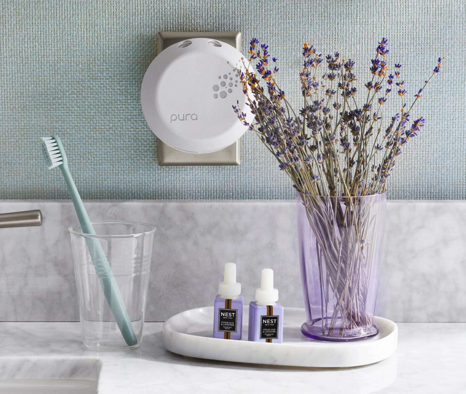 Cedar Leaf & Lavender Refill Duo for NEST x Pura Smart Home Fragrance Diffuser - Smart Vials