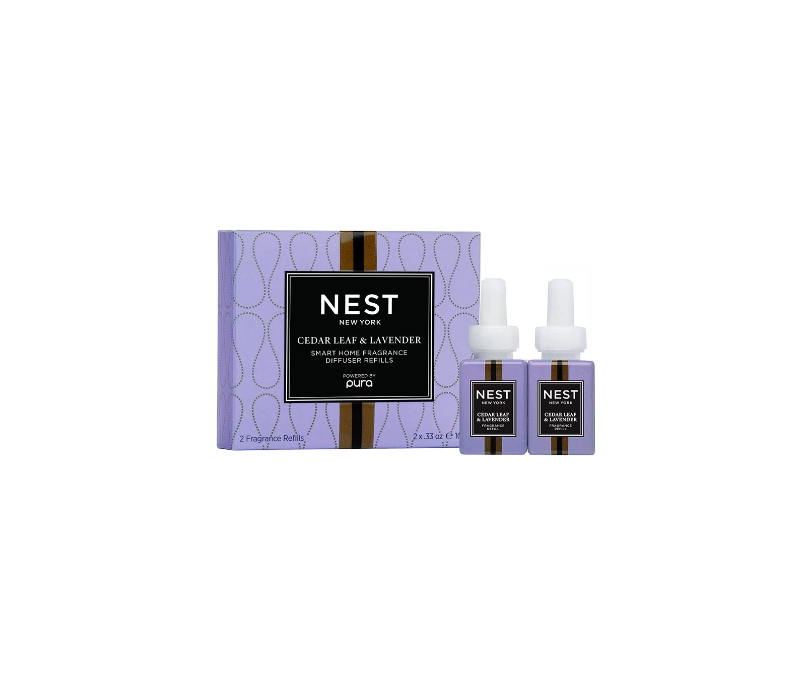 Cedar Leaf & Lavender Refill Duo for NEST x Pura Smart Home Fragrance Diffuser - Smart Vials