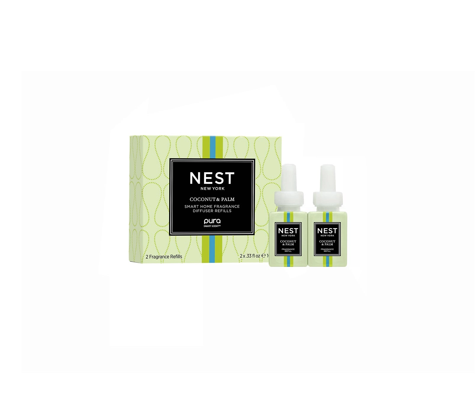 Coconut & Palm Refill Duo for NEST x Pura Smart Home Fragrance Diffuser - Smart Vials