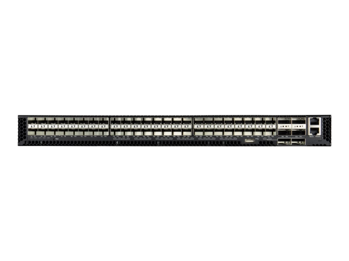 Edge-Core AS7312-54XS - Switch - L3 - managed - 48 x 10/25 Gigabit SFP28   6 x 100 Gigabit QSFP28 - front to back airflow - rack-mountable 7312-54XS-O-AC-F-US