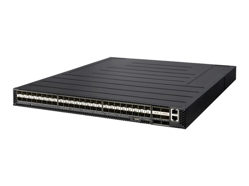 Edge-Core AS7312-54XS - Switch - L3 - managed - 48 x 10/25 Gigabit SFP28   6 x 100 Gigabit QSFP28 - front to back airflow - rack-mountable 7312-54XS-O-AC-F-US