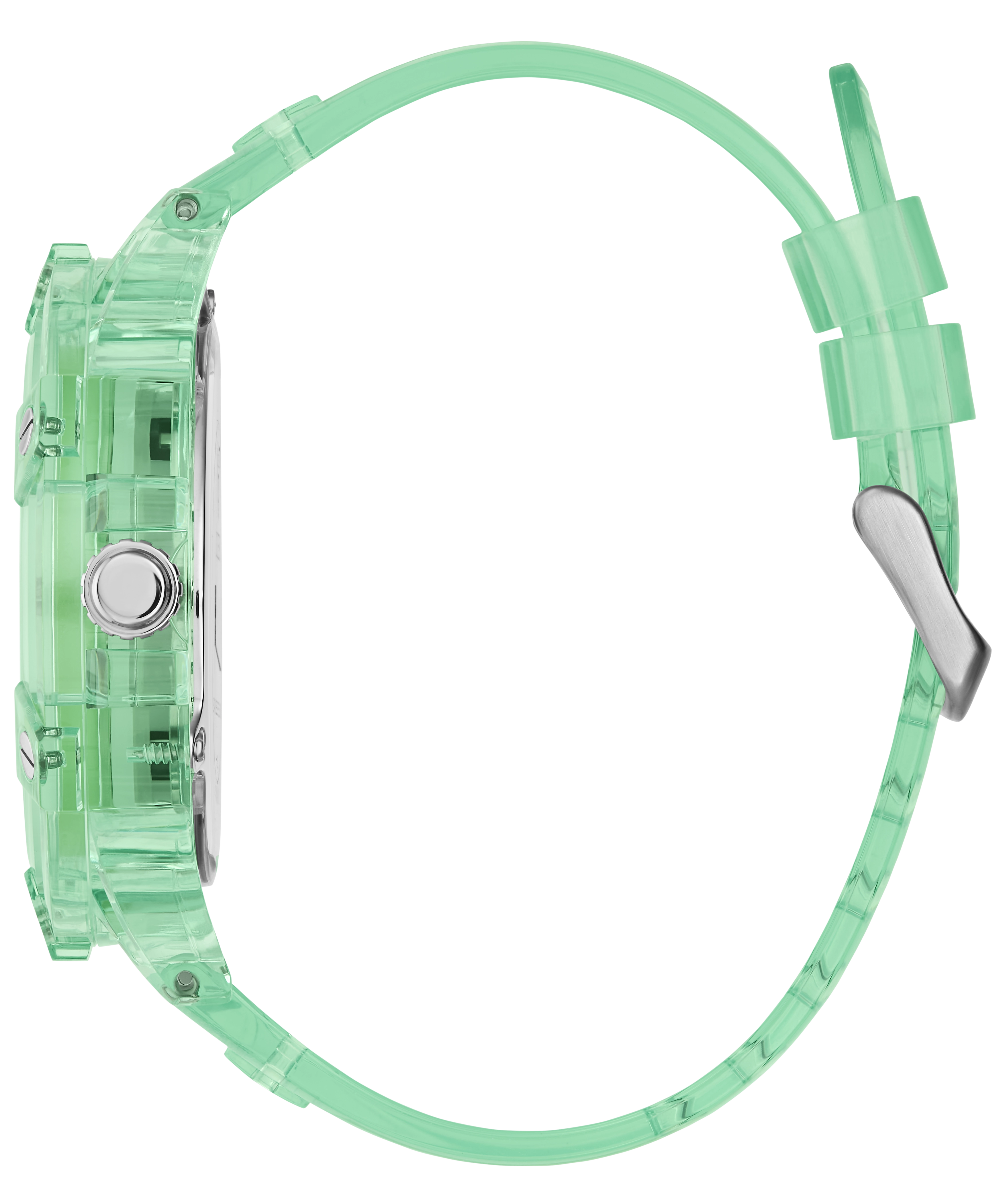 GUESS Eco-Friendly Mens Green Multi-function Watch