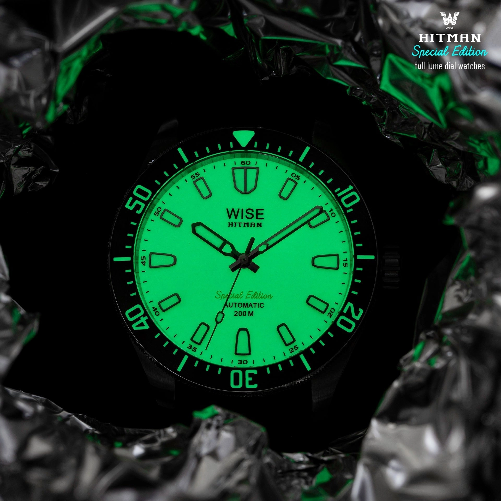 HITMAN HIT66 Full Lume Special Edition (Hitman FKM rubber)