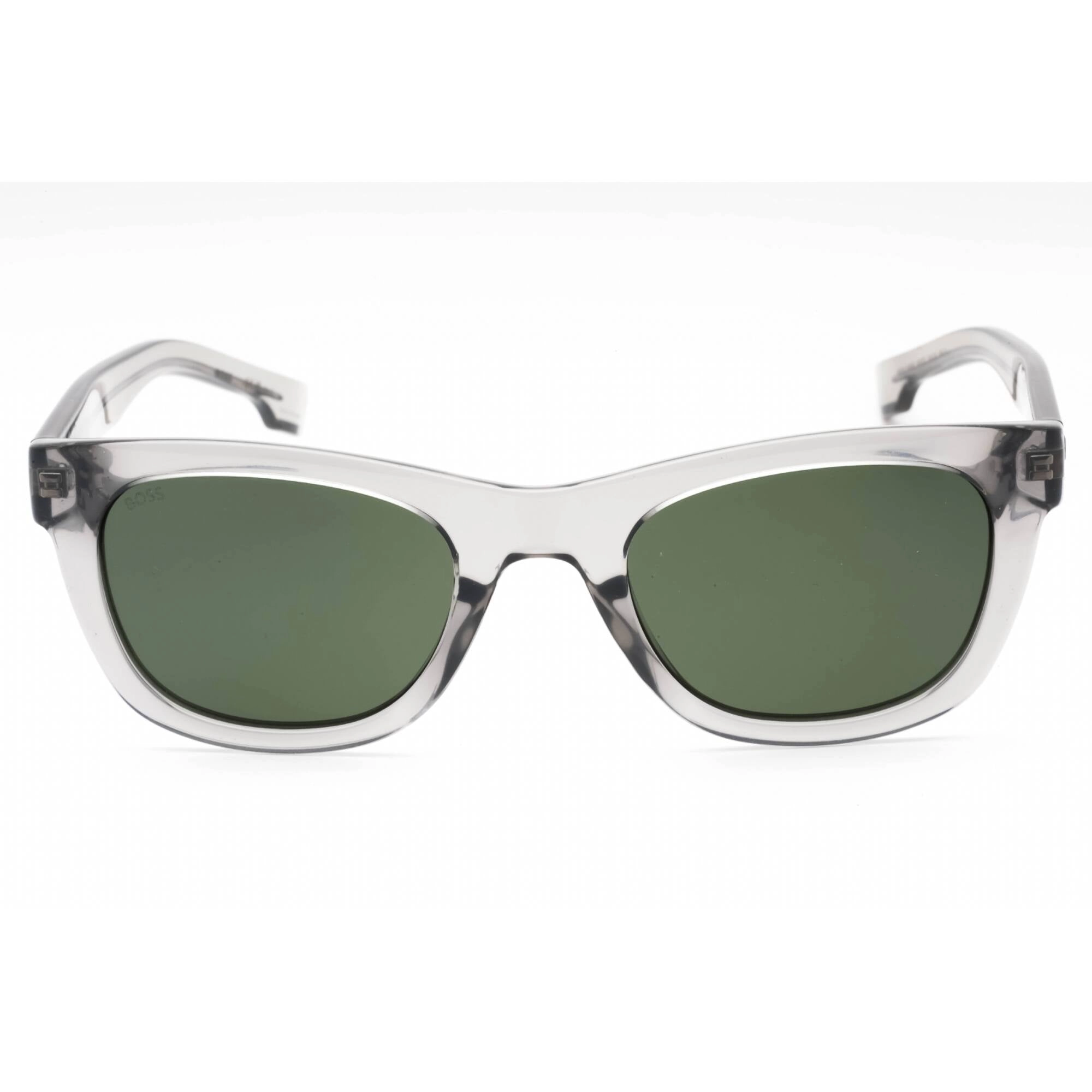 Hugo Boss Men's Sunglasses - Grey Plastic Cat Eye Full Rim Frame | BOSS 1649/S 0KB7 QT