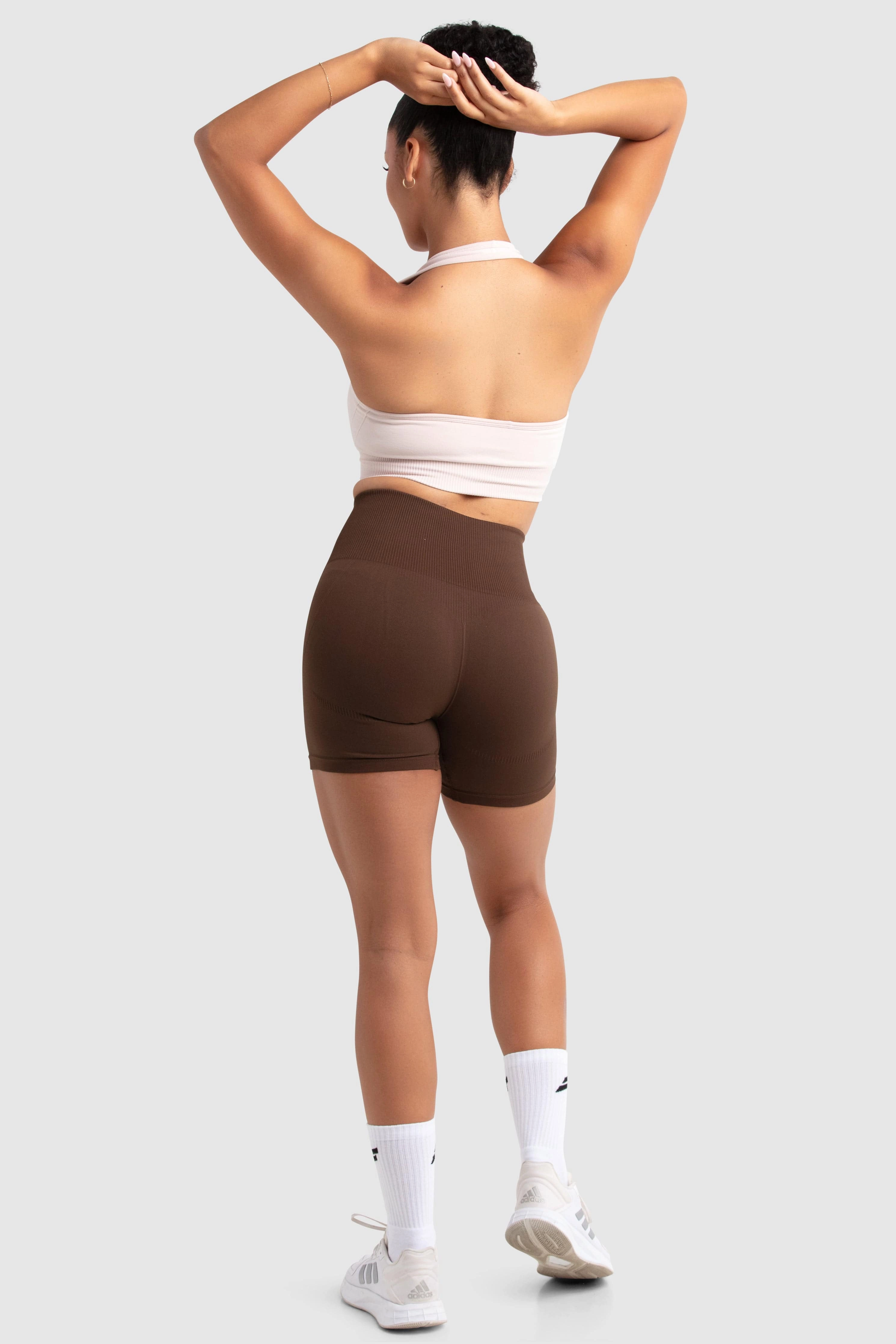 Hyperflex 2 Halter Neck Crop - Ivory White
