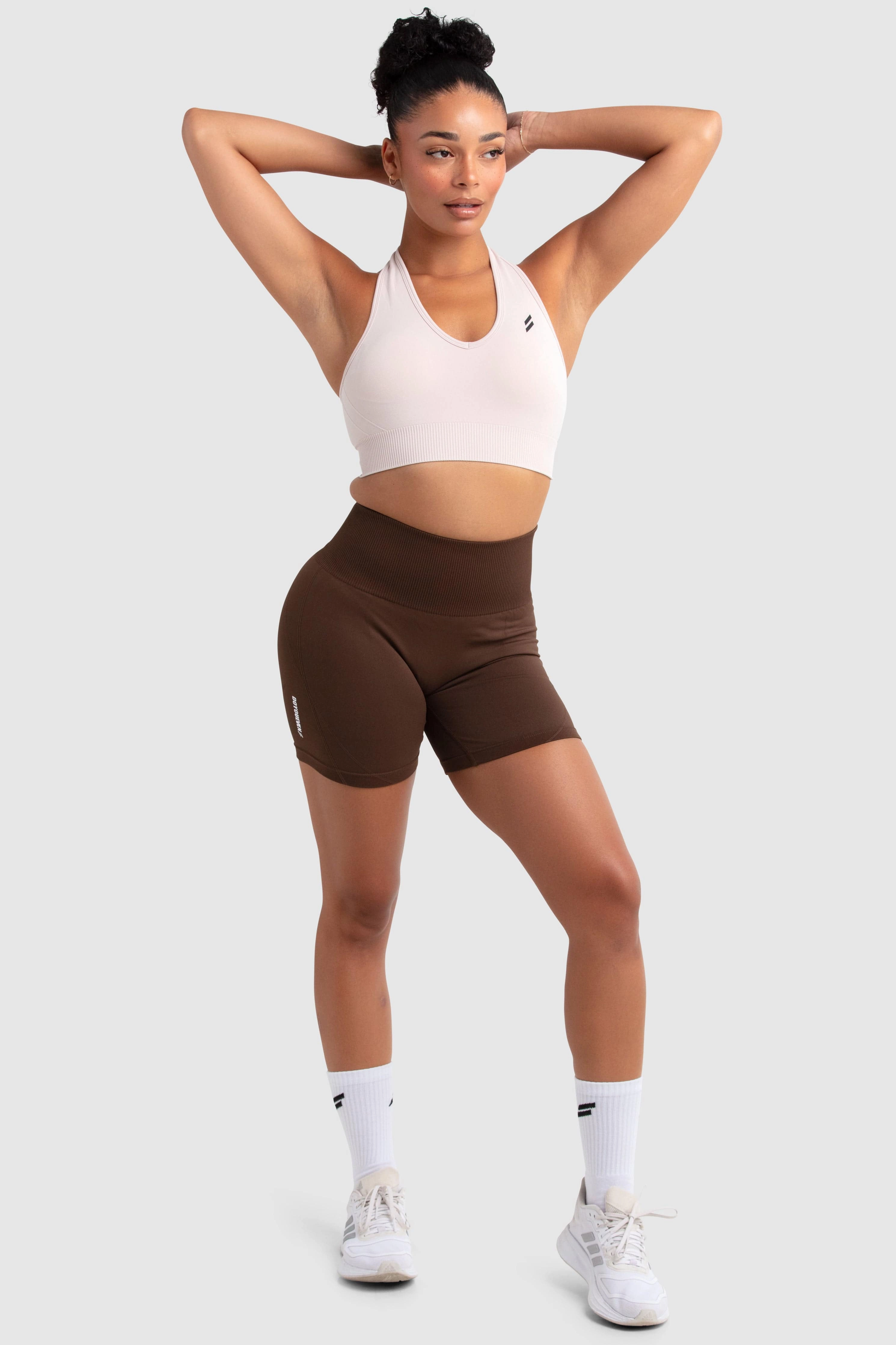 Hyperflex 2 Halter Neck Crop - Ivory White