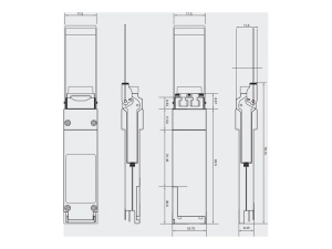 Integra Optics - QSFP28 transceiver module (equivalent to: Optelian 1029-3600) - 100 GigE optical - 100GBase-SR4 - MPO multi-mode 1029-3600-IO