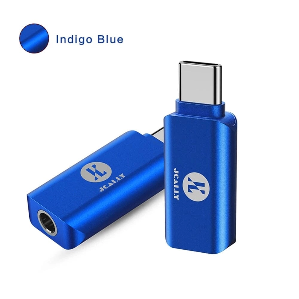 JCALLY JA02 Digital Audio Decoder Adapter Type-C To 3.5mm