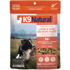 K9 Natural Freeze-Dried Raw Topper Lamb & Salmon Dog Food