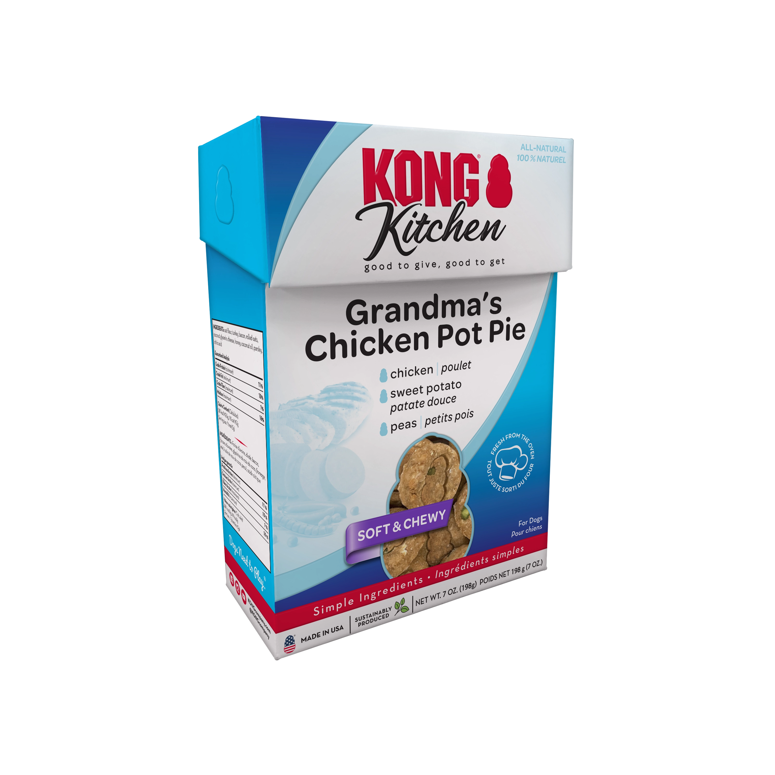 KONG Kitchen Soft & Chewy Grandma’s Chicken Pot Pie