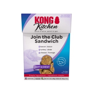 KONG Kitchen Soft & Chewy Join The Club Sandwich Dog Treat