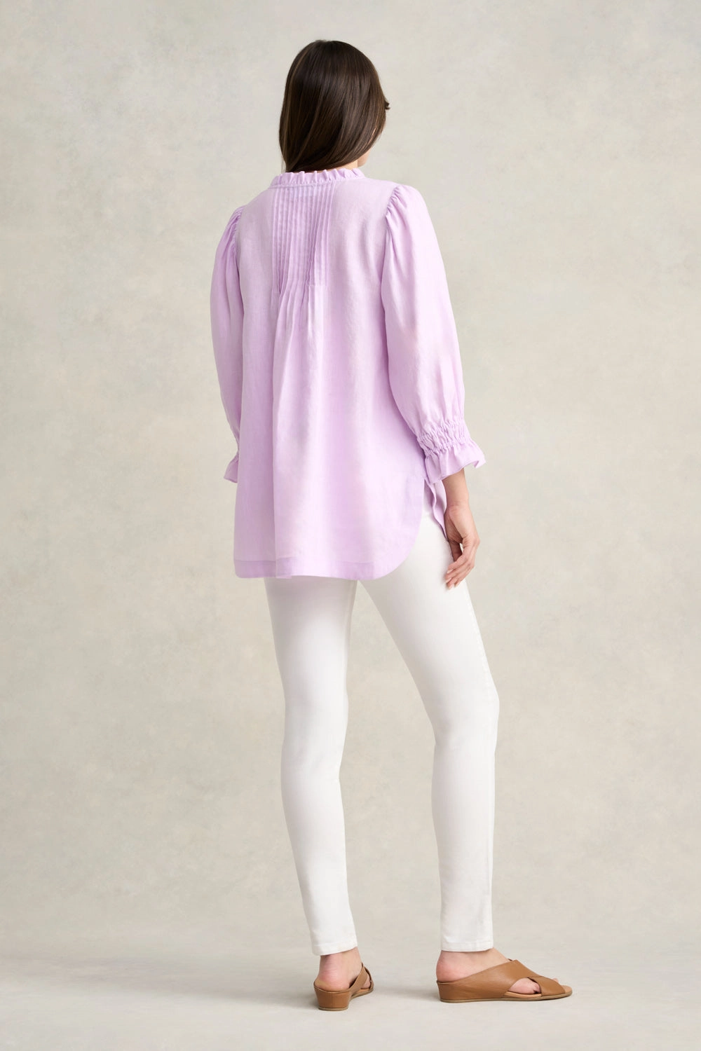 Linen Tunic - Lavender