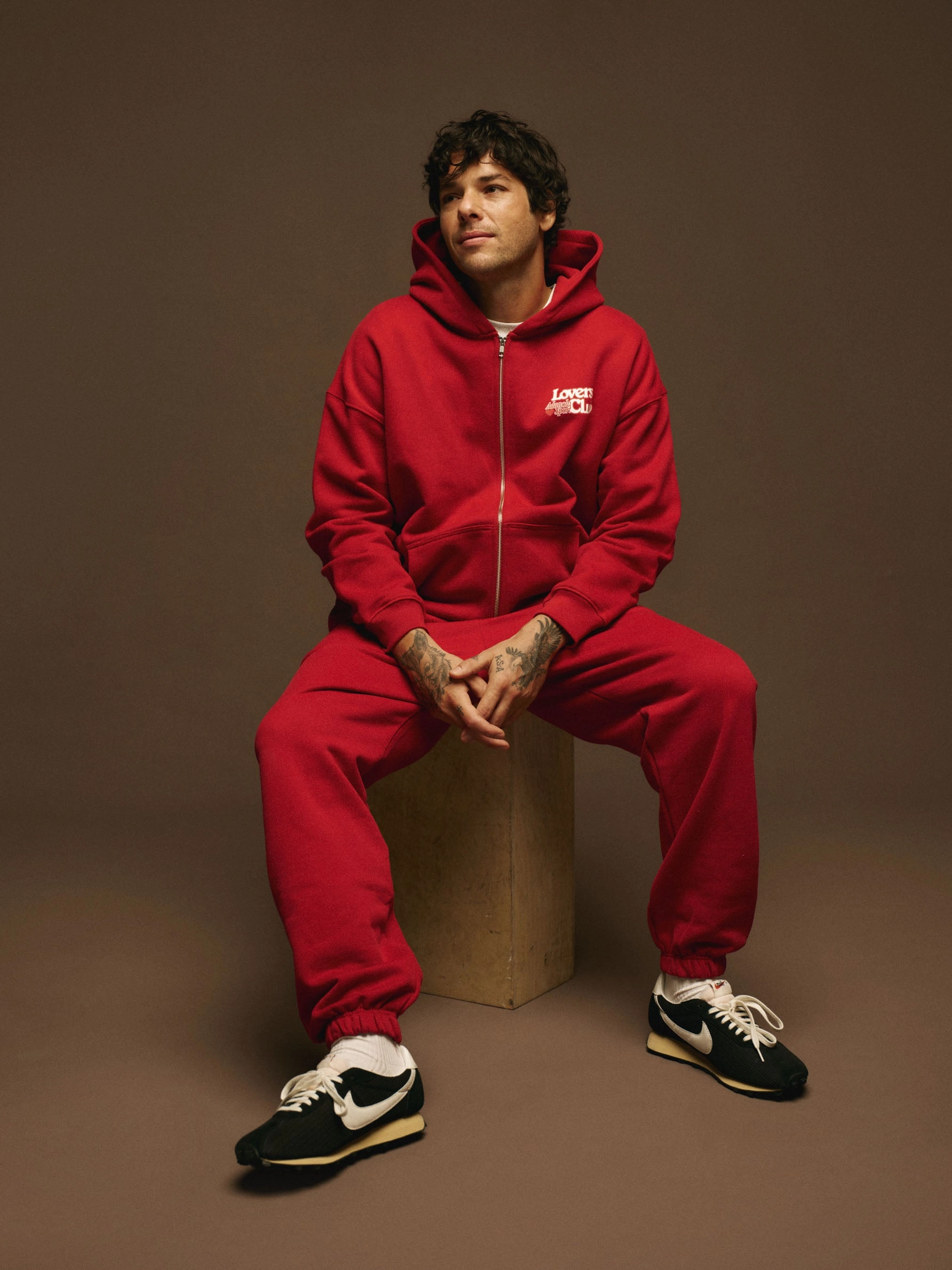 Lovers Club Sweatpants - Cherry Red