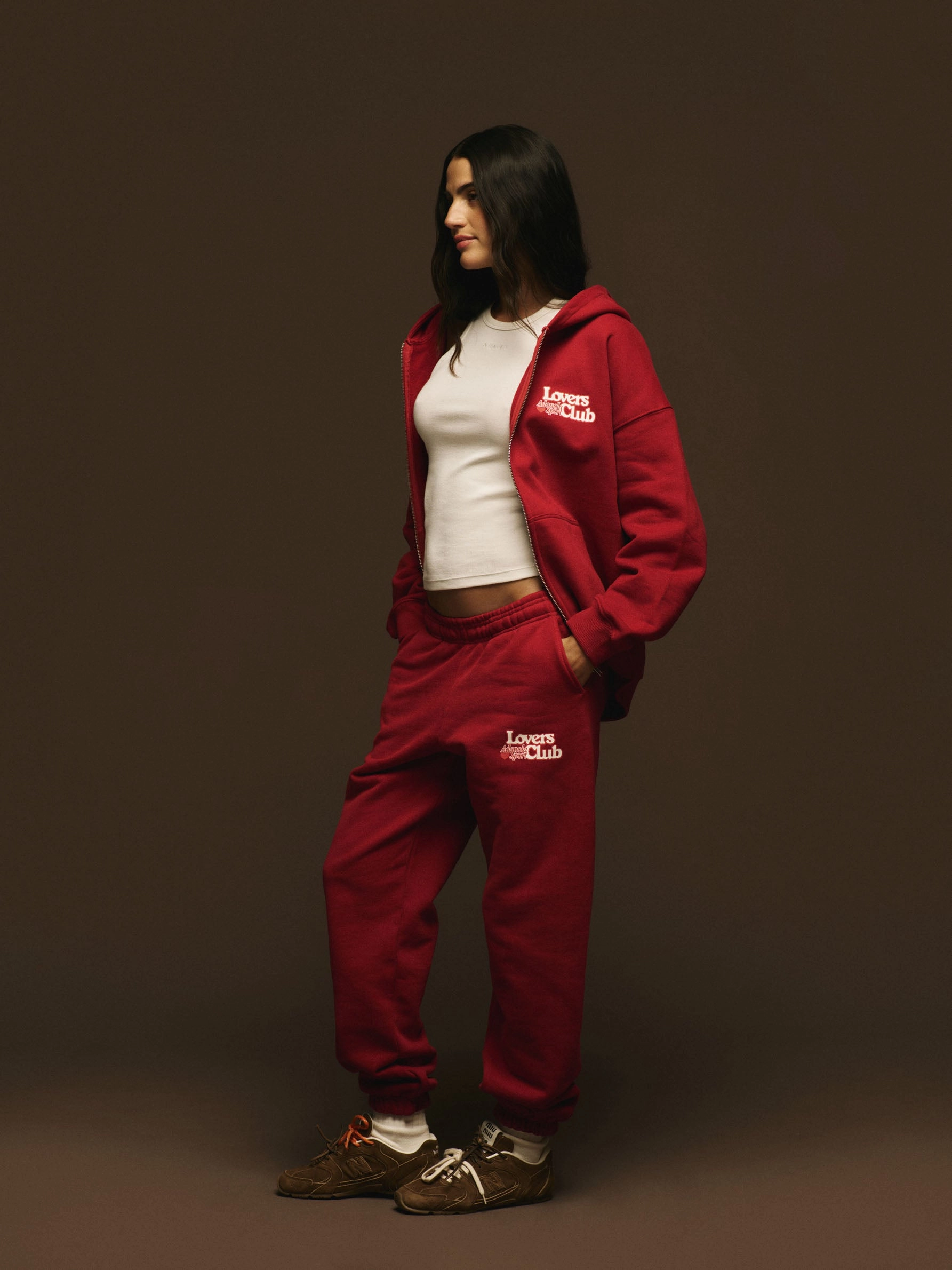 Lovers Club Sweatpants - Cherry Red