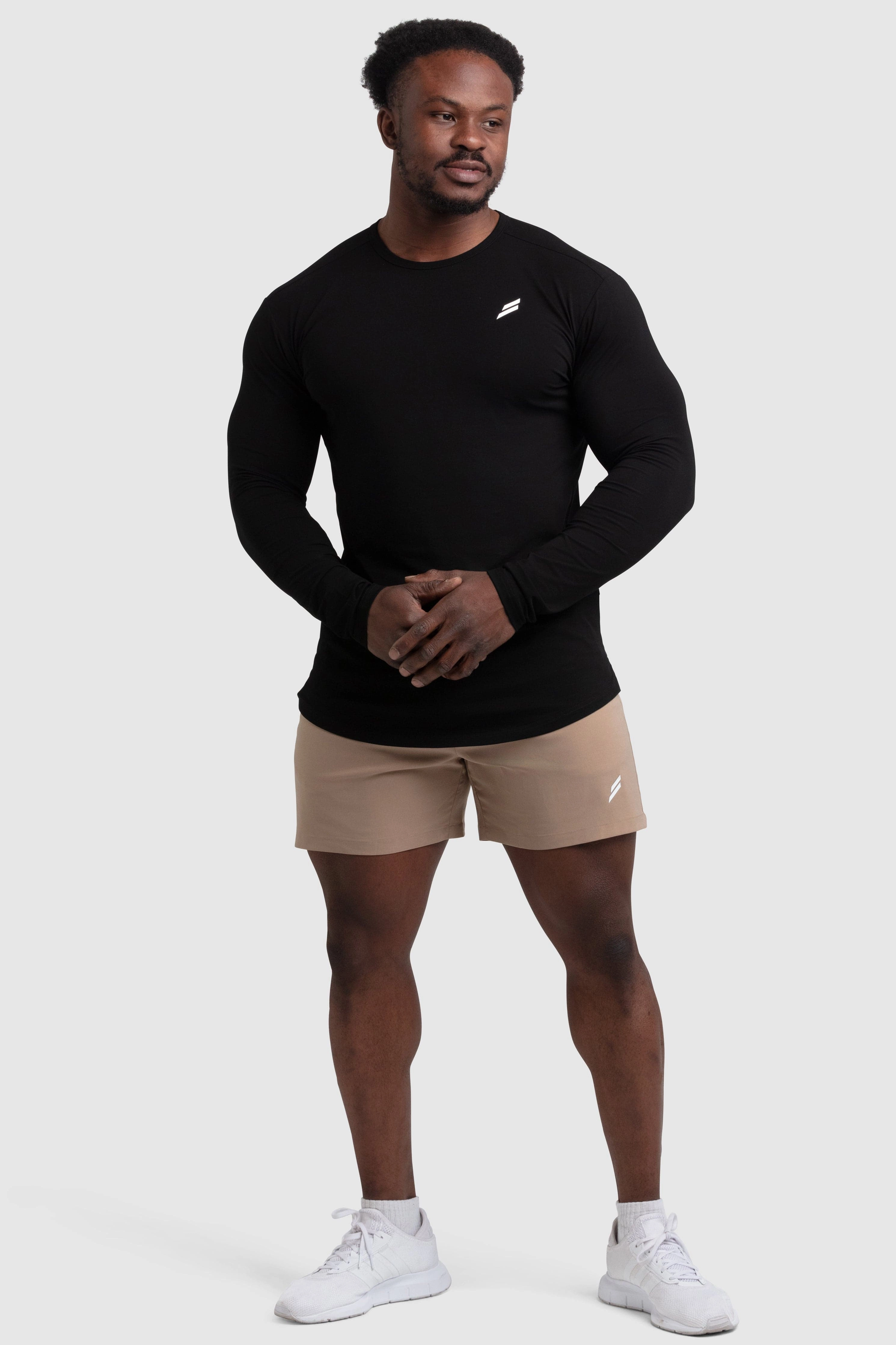 Mark Drop Long Sleeve - Black