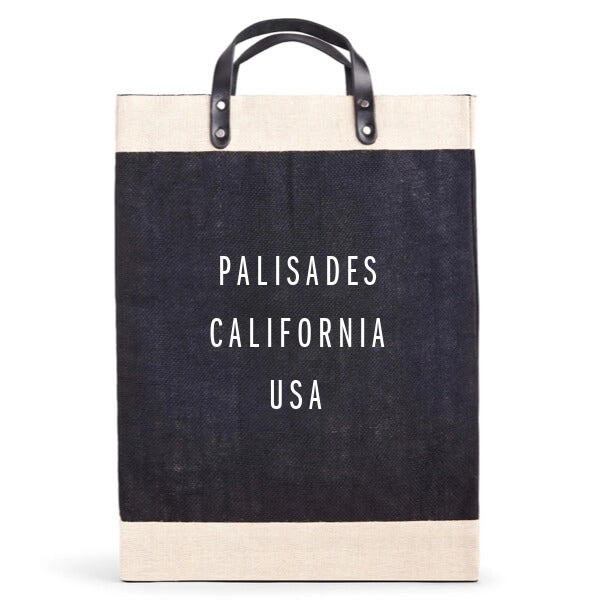 Market Bag in Black for L.A. PALISADES