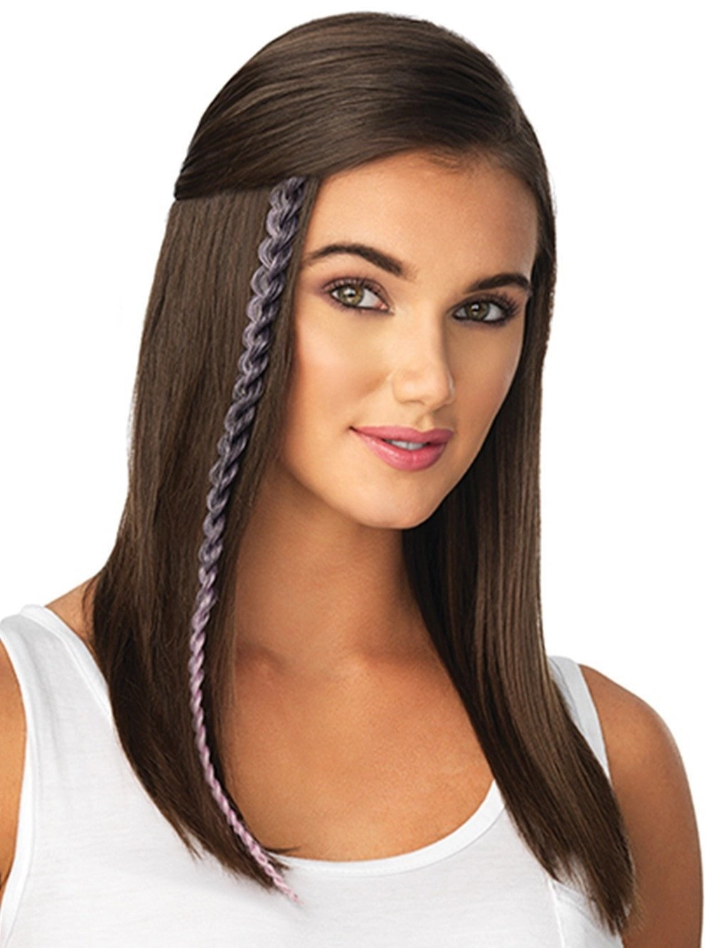 Metallic Braid Synthetic Hair Extension (1 Piece) | Clip In Color | CLOSEOUT