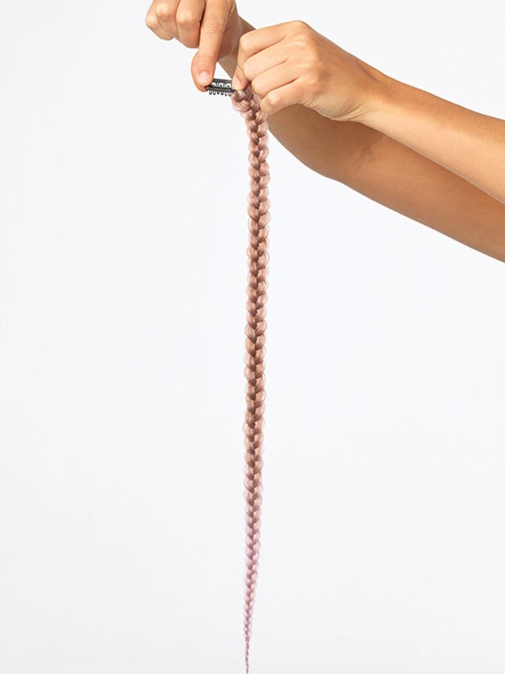 Metallic Braid Synthetic Hair Extension (1 Piece) | Clip In Color | CLOSEOUT