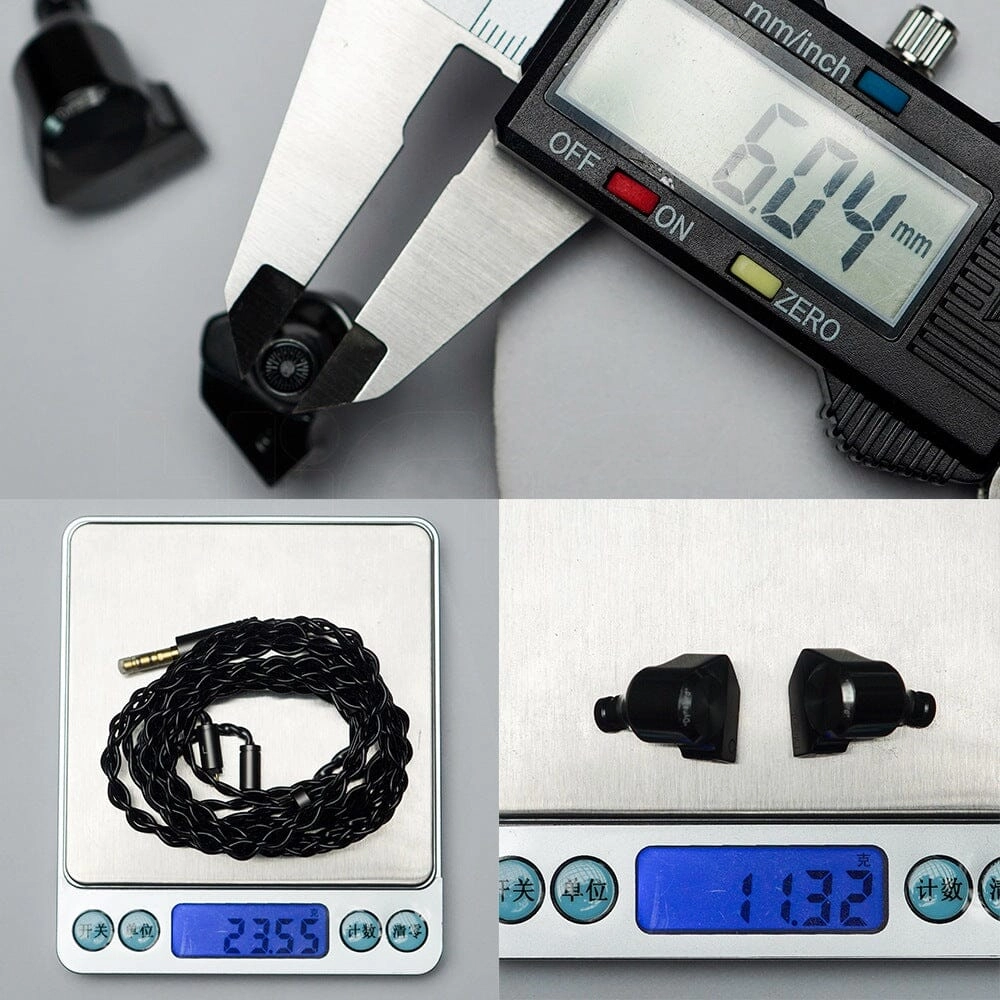 ORIVETI bleqk Dynabird Exclusive 9.2mm Berylium-coated 1DD In-Ear Earphones
