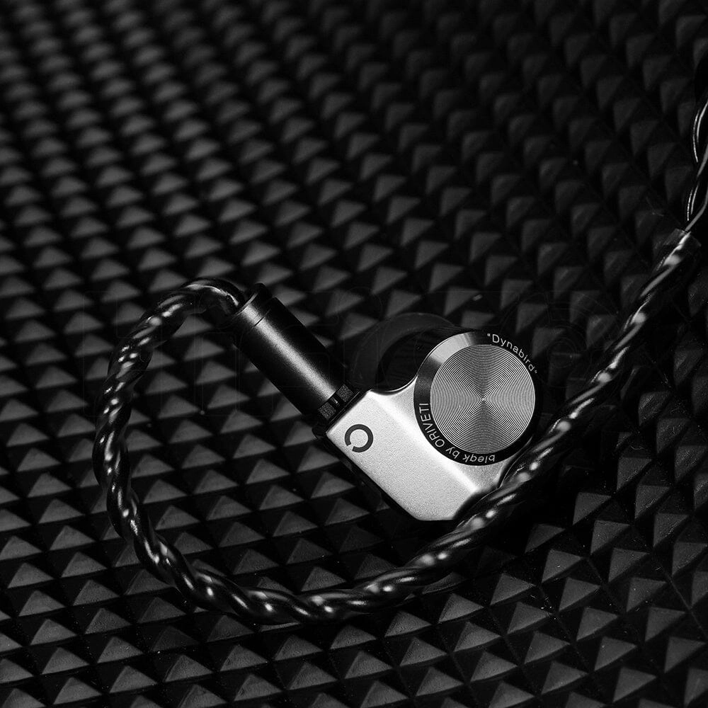 ORIVETI bleqk Dynabird Exclusive 9.2mm Berylium-coated 1DD In-Ear Earphones