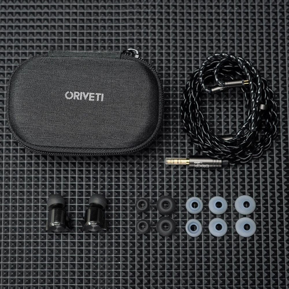 ORIVETI bleqk Dynabird Exclusive 9.2mm Berylium-coated 1DD In-Ear Earphones