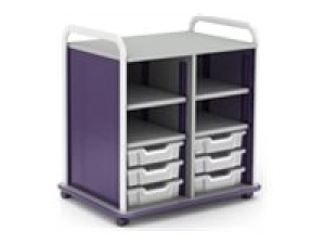 Paragon A&D Crossfit Storage - Trolley - 7 drawers - 2 shelves - 16 gauge tubular steel, TFM CFS42OF17CO-918PZP