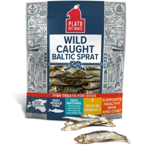 Plato Wild Caught Baltic Sprat Treats 3 oz