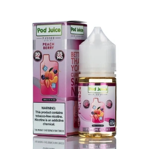 Pod Juice Salt PJ5000 - Peach Berry Ice - 30ml