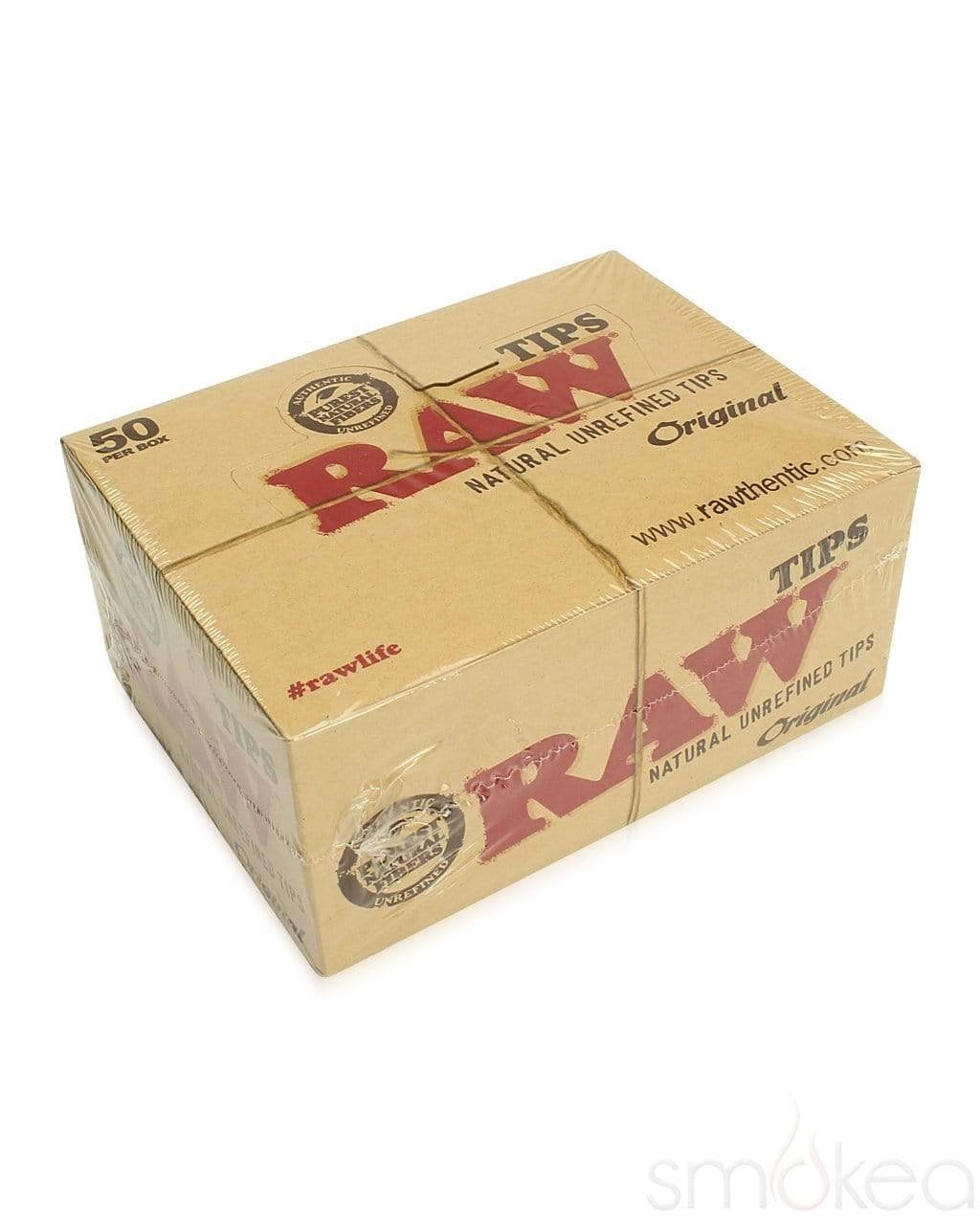 Raw Natural Rolling Paper Tips