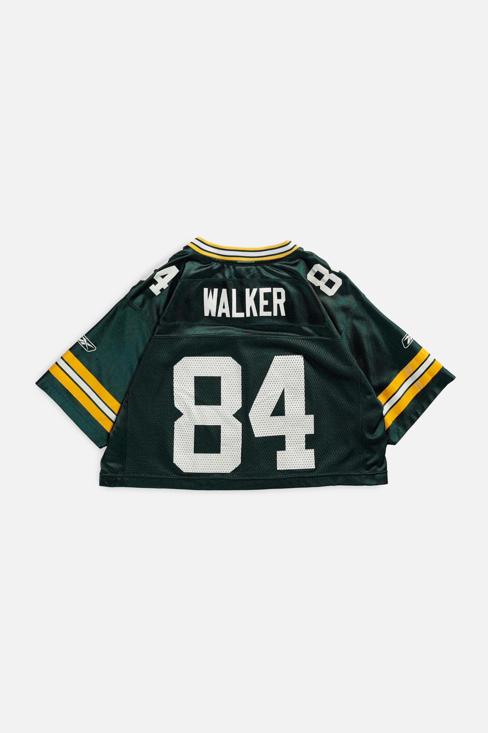 Rework Green Bay Packers Crop NFL Jersey - M