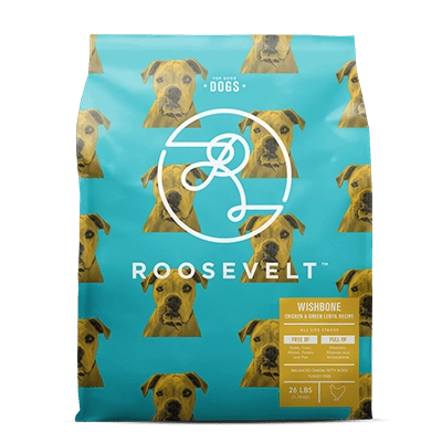 Roosevelt Wishbone Chicken and Green Lentil Grain Free Recipe Dry Dog Food
