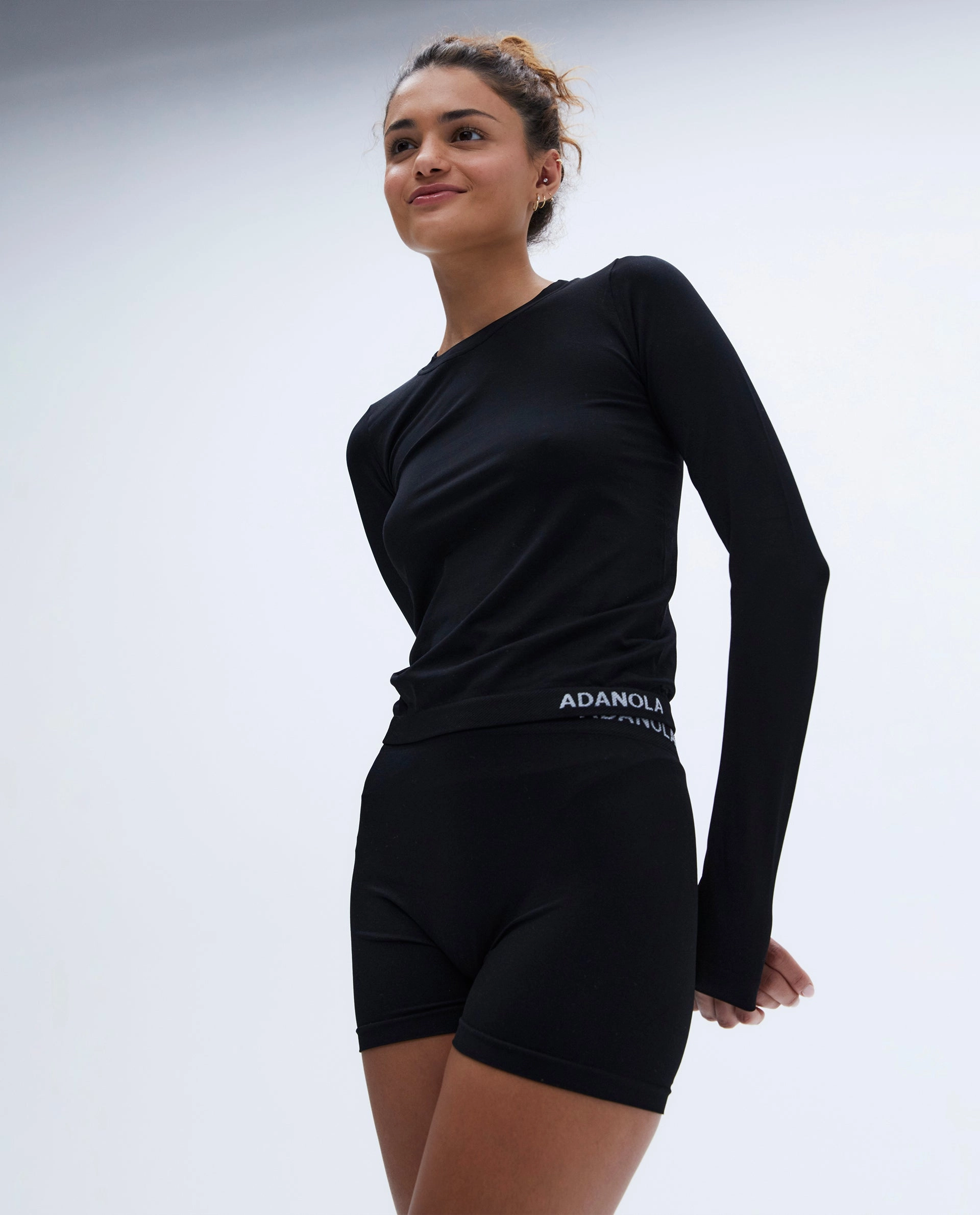 Seamless Intimate Boxer Shorts - Black