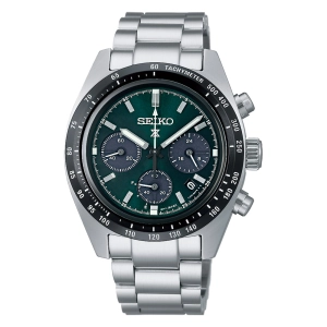 Seiko Prospex Speedtimer Solar Chronograph, Green Dial SSC933