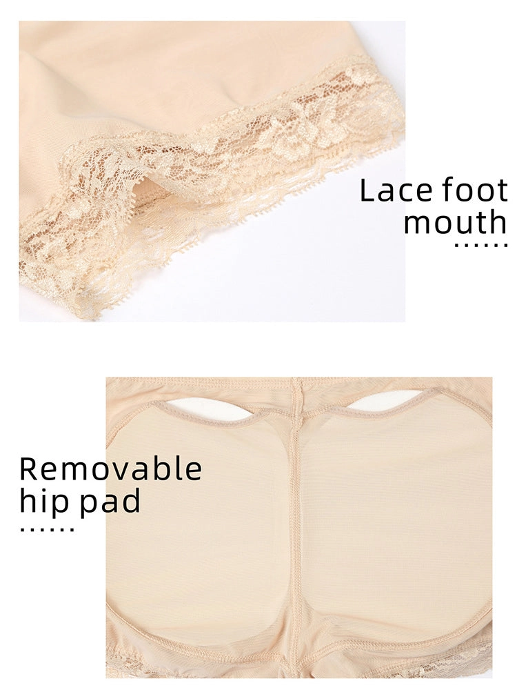 Soft Shaping Boyshort Shapewear with Removable Padded Butt