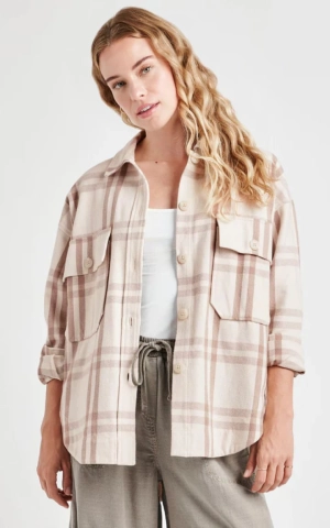 Splendid- Tatum Plaid Shacket