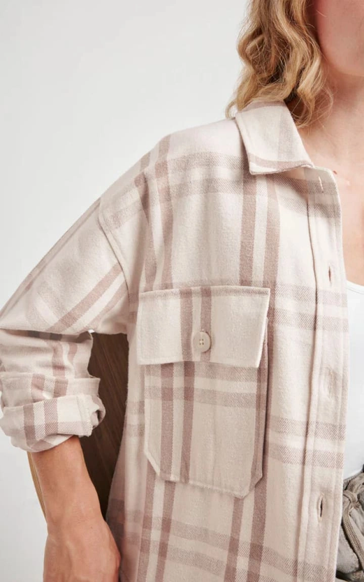 Splendid- Tatum Plaid Shacket
