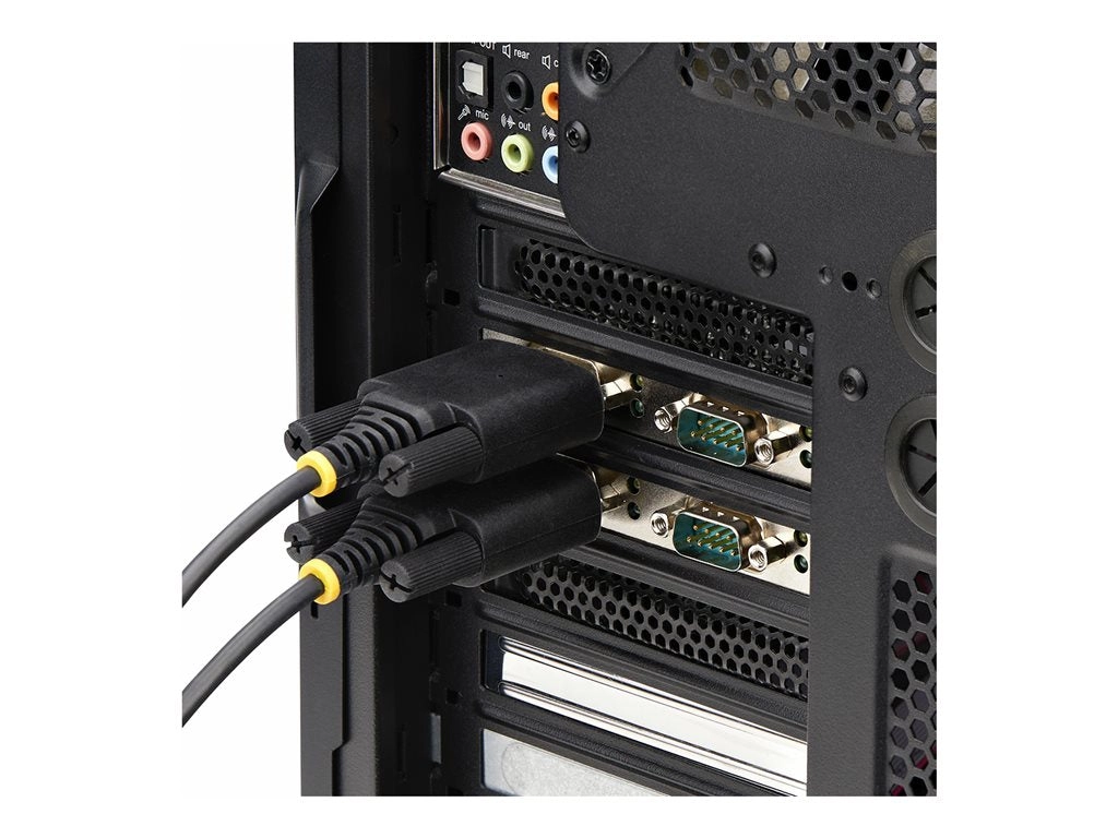 StarTech.com 4-Port Serial PCIe Card, Quad-Port PCI Express to RS232/RS422/RS485 (DB9) Serial Card, Low-Profile Bracket Incl., PS74ADF-SERIAL-CARD