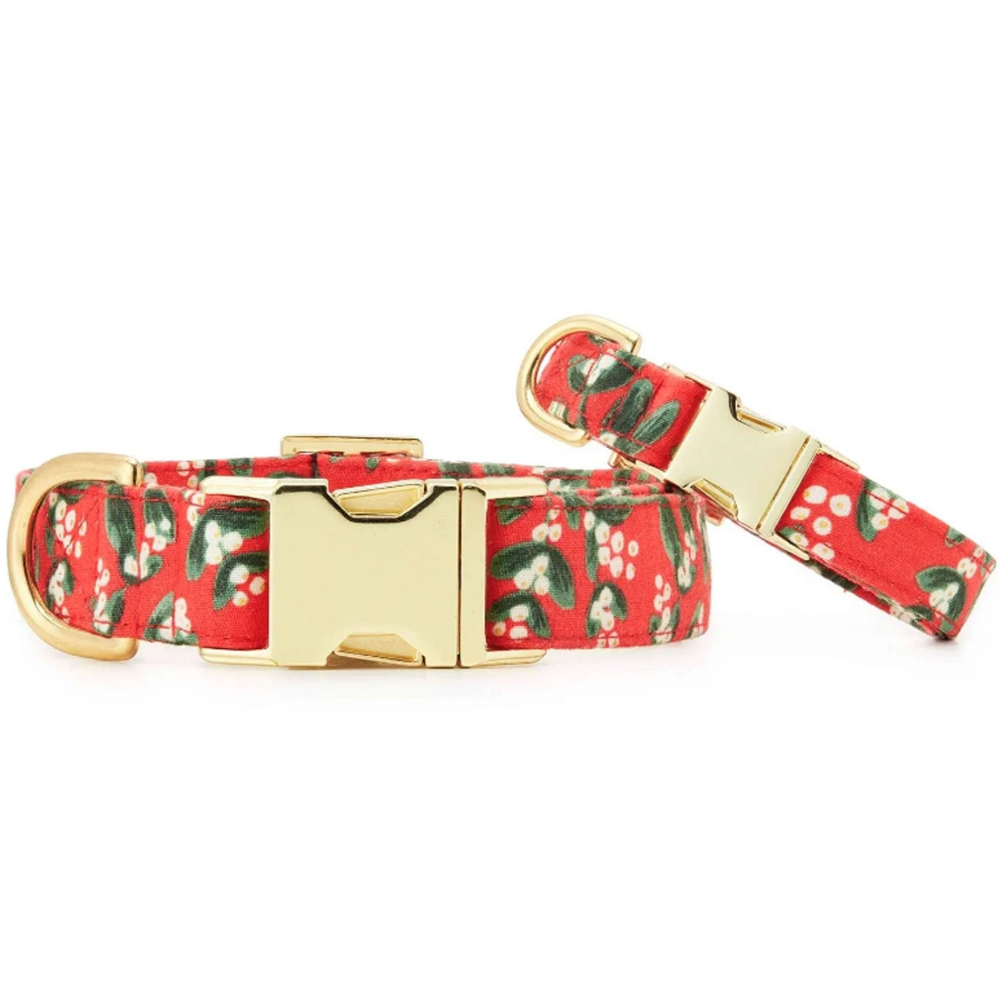 The Foggy Dog x Rifle Paper Co. Collar - Mistletoe