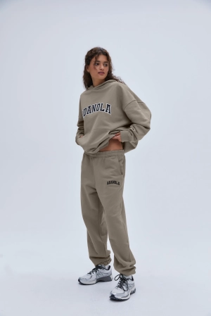 Varsity Sweatpants - Clay Beige