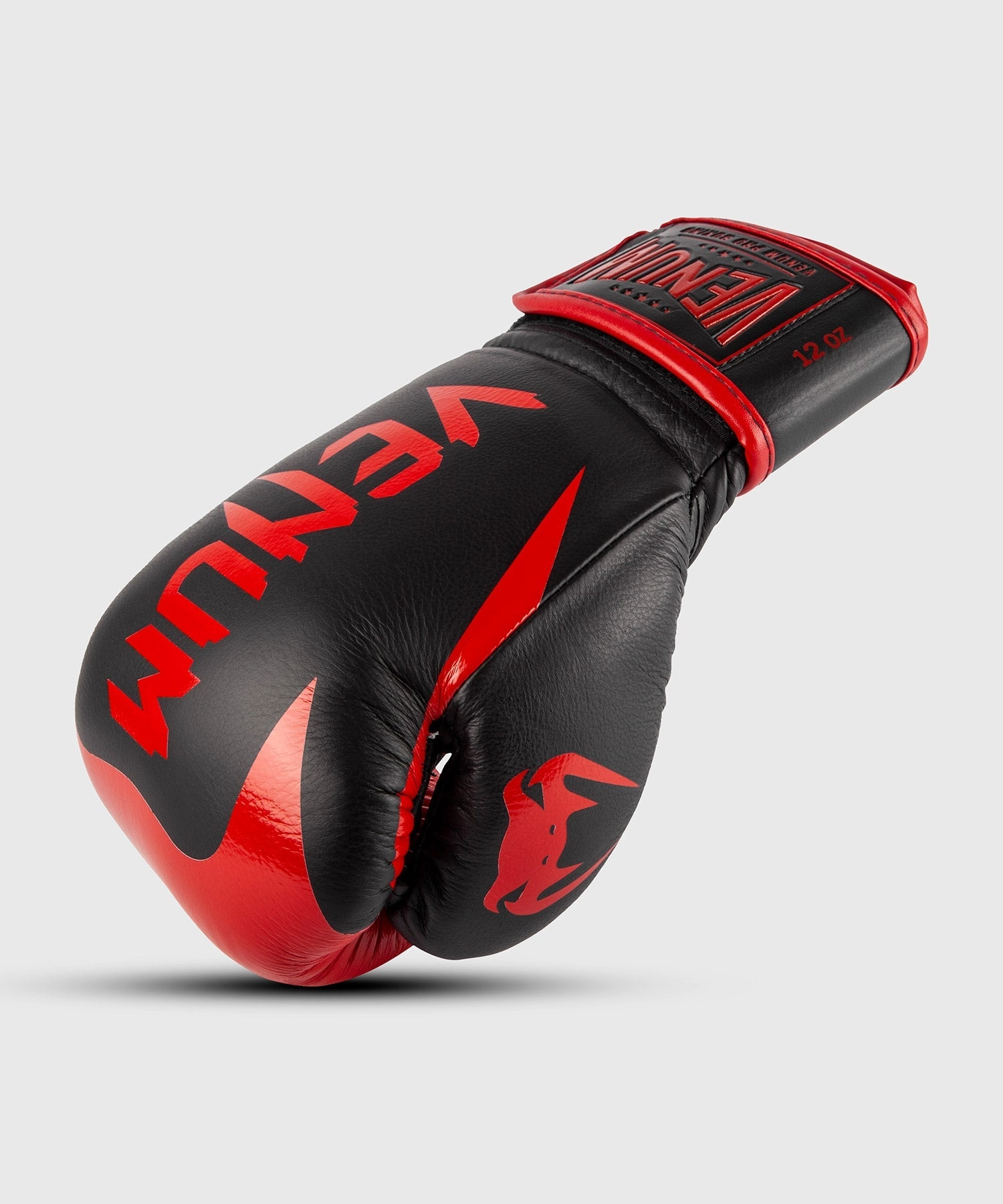 Venum Hammer Pro Boxing Gloves Velcro - Black/Red