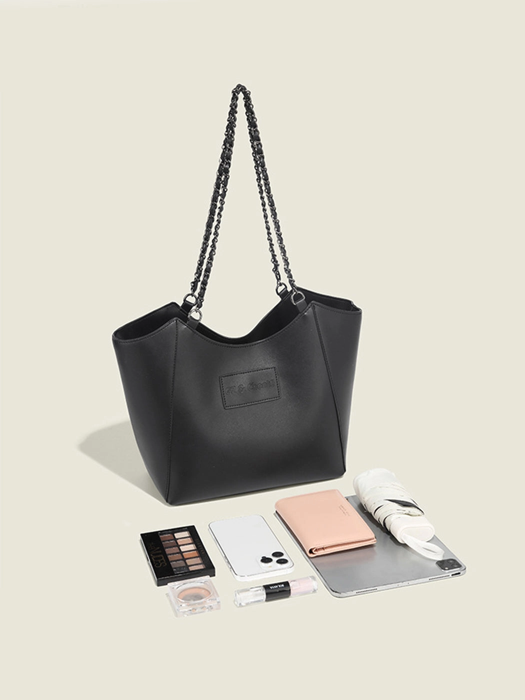 Versatile Chain Shoulder Tote Bag