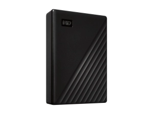 WD My Passport WDBR9S0060BBK - Hard drive - encrypted - 6 TB - external (portable) - USB 3.2 Gen 1 - 256-bit AES - black WDBR9S0060BBK-WESN